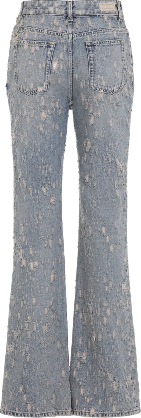 Alexander Mcqueen Distressed Flared Jeans
