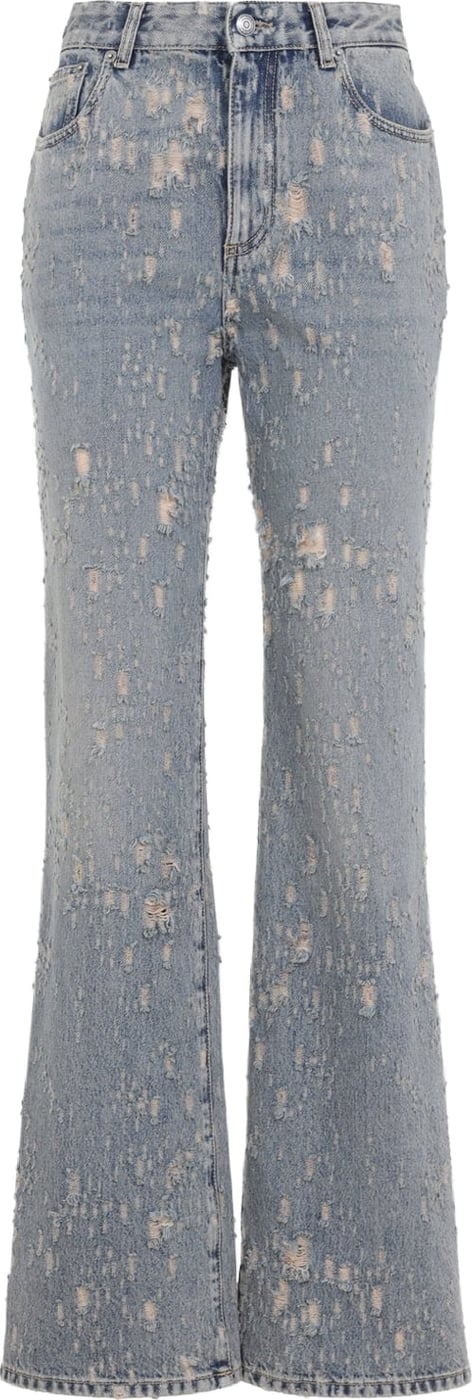 Alexander Mcqueen Distressed Flared Jeans