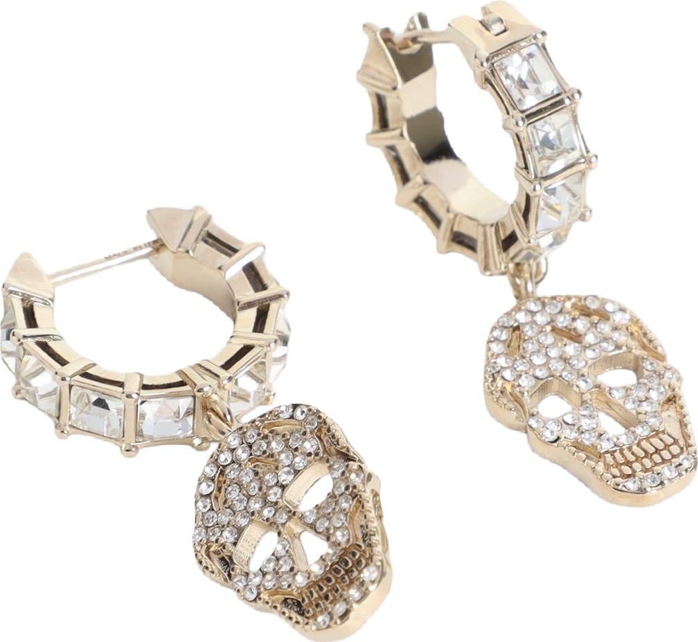 Alexander Mcqueen Pavè Skull Earrings