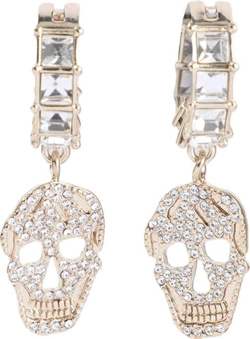 Alexander Mcqueen Pavè Skull Earrings