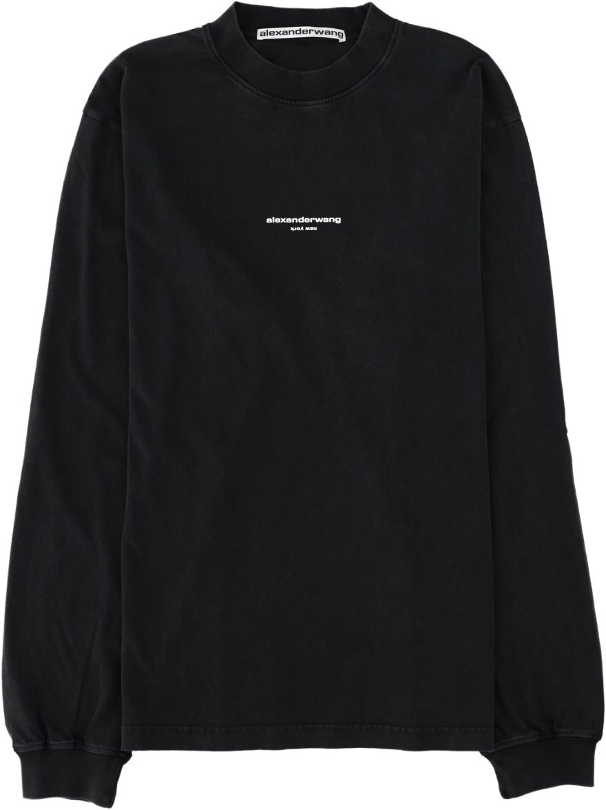 T-SHIRT A MANICA LUNGA CON LOGO