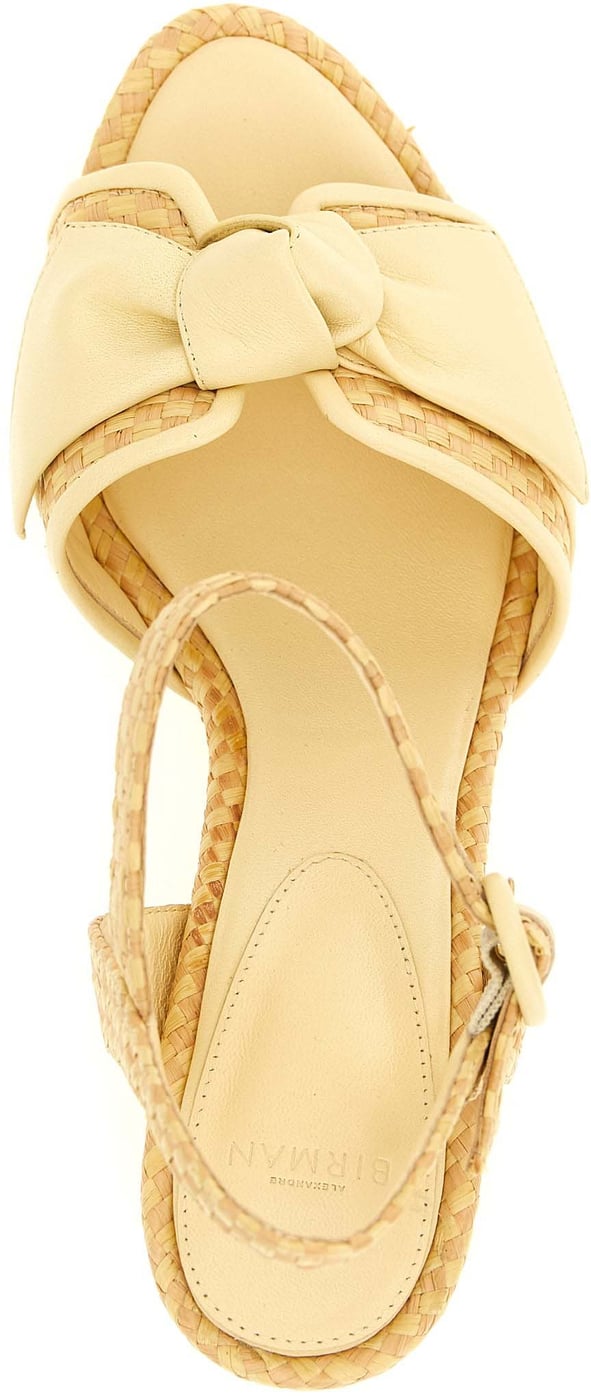 Alexandre Birman Multicolor Cowhide Platform Sandals