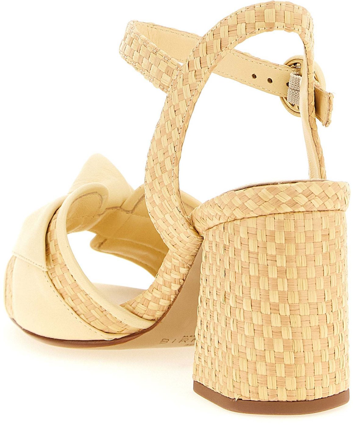Alexandre Birman Multicolor Cowhide Platform Sandals