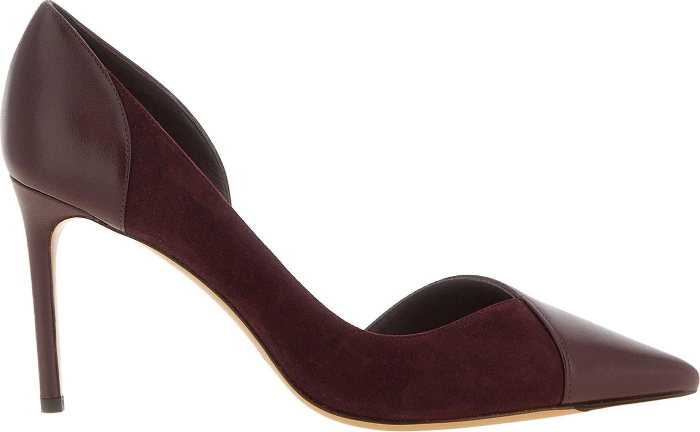 Alexandre Birman Red Calfskin High Heel Pumps