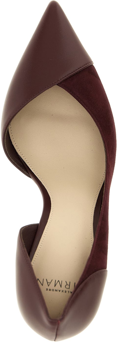 Alexandre Birman Red Calfskin High Heel Pumps