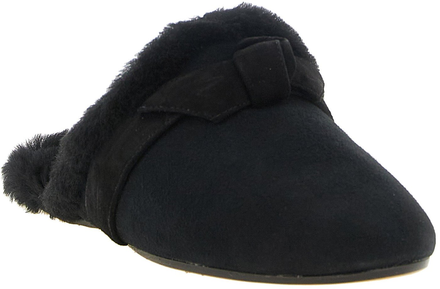 Alexandre Birman Black Calfskin Mules