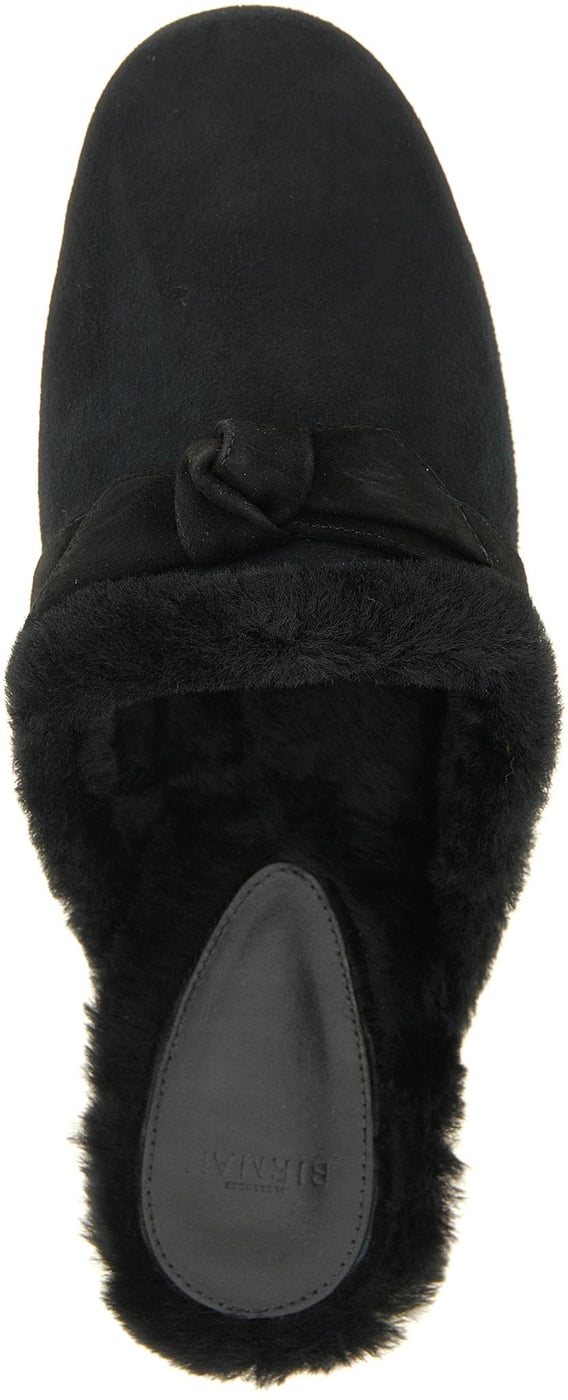 Alexandre Birman Black Calfskin Mules