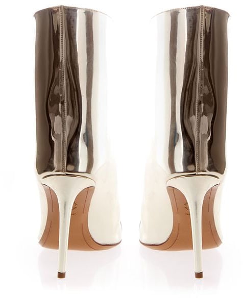 Alexandre Vauthier Multicolor Patent Leather Ankle Boots