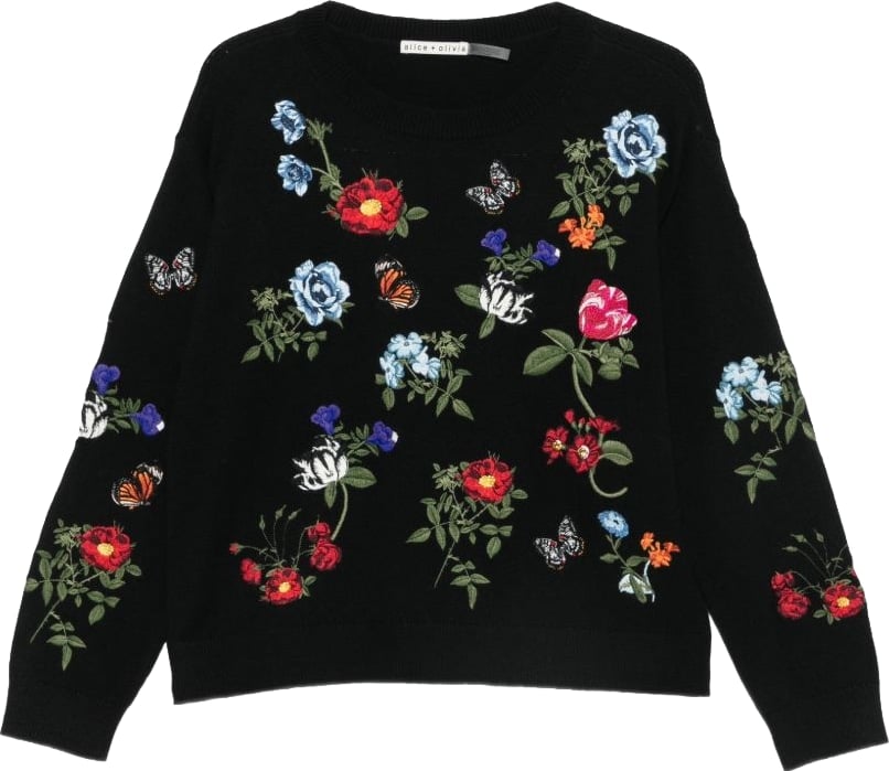 Alice + Olivia Teanna wool blend sweater