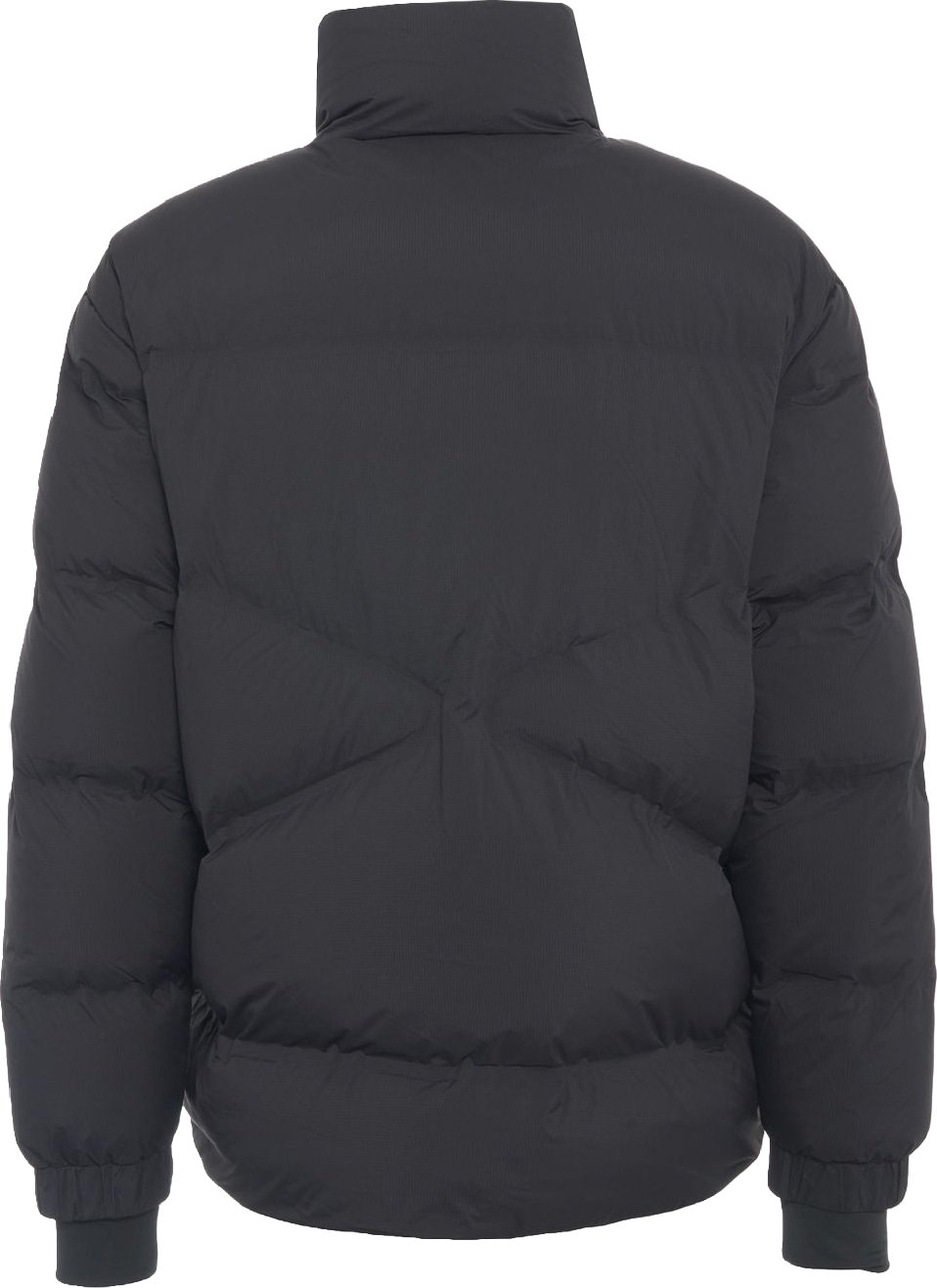 Puffer jacket with stand-up collar