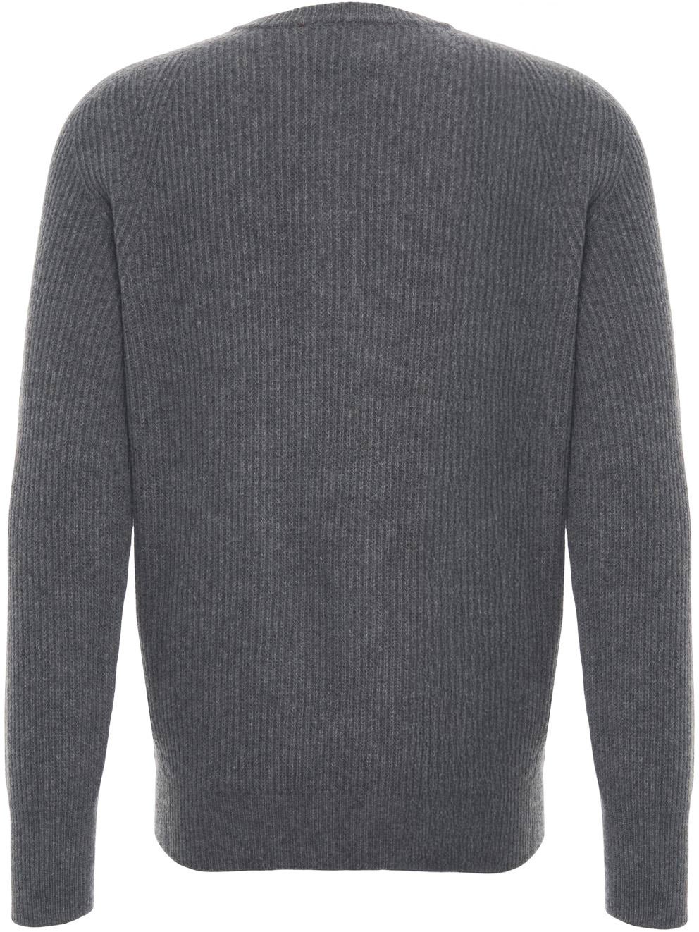 Sweater with button closure