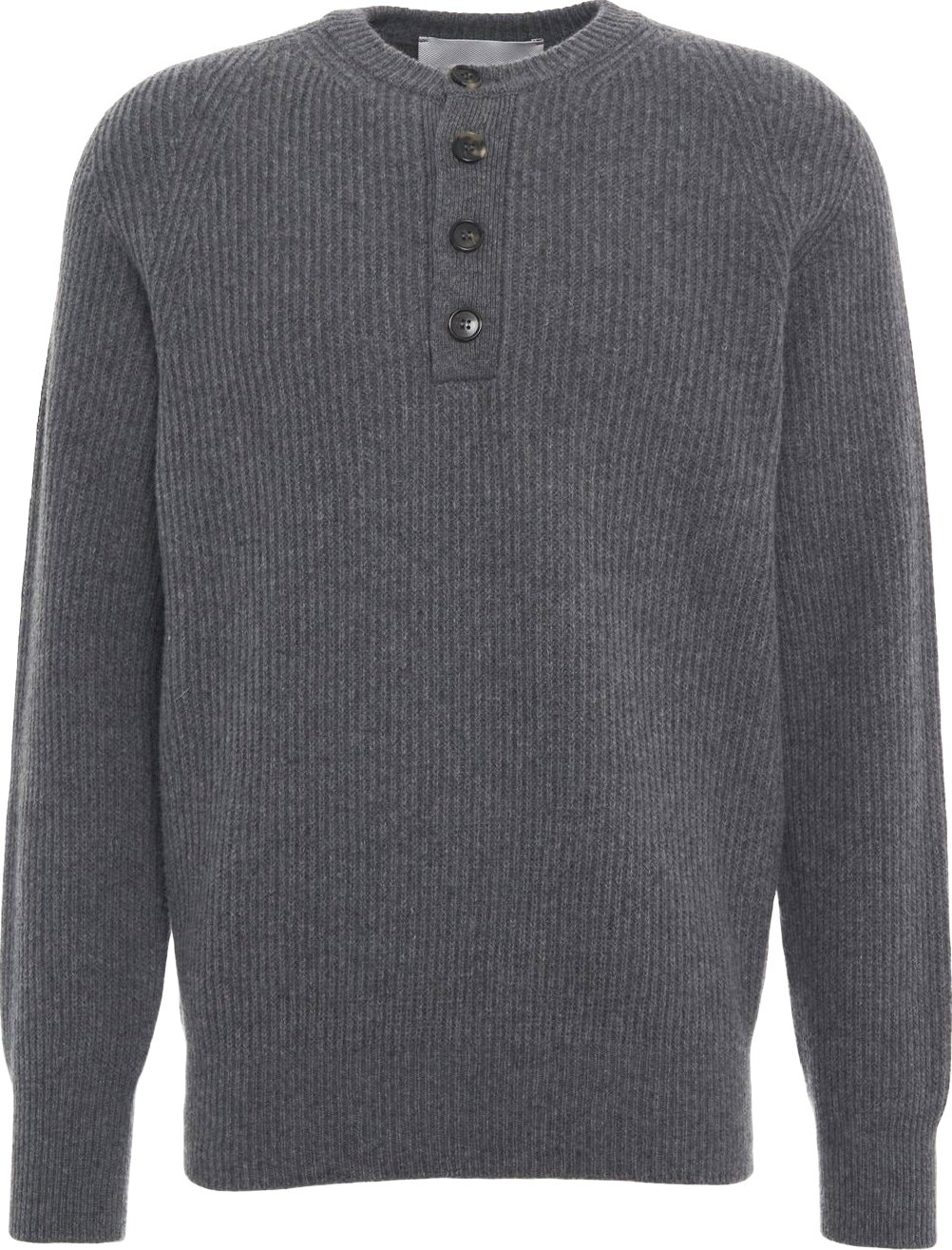 Sweater with button closure
