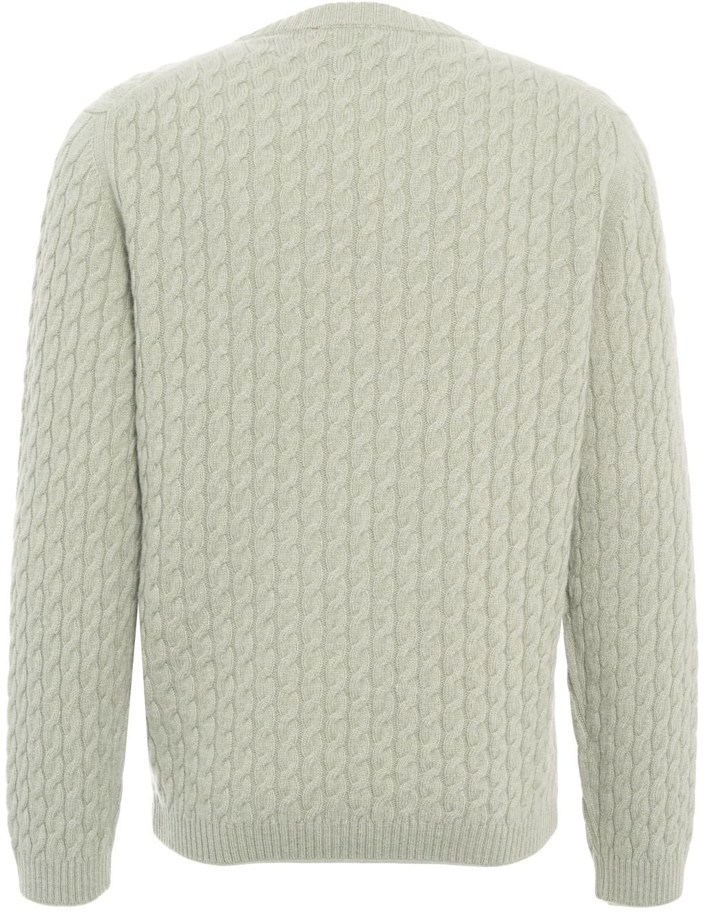 Cable-knit sweater