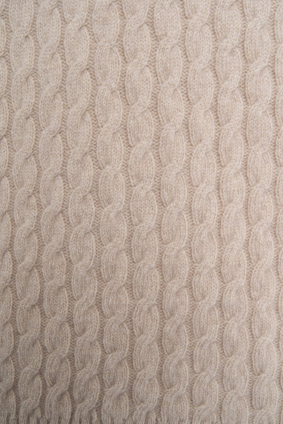 Cable-knit sweater