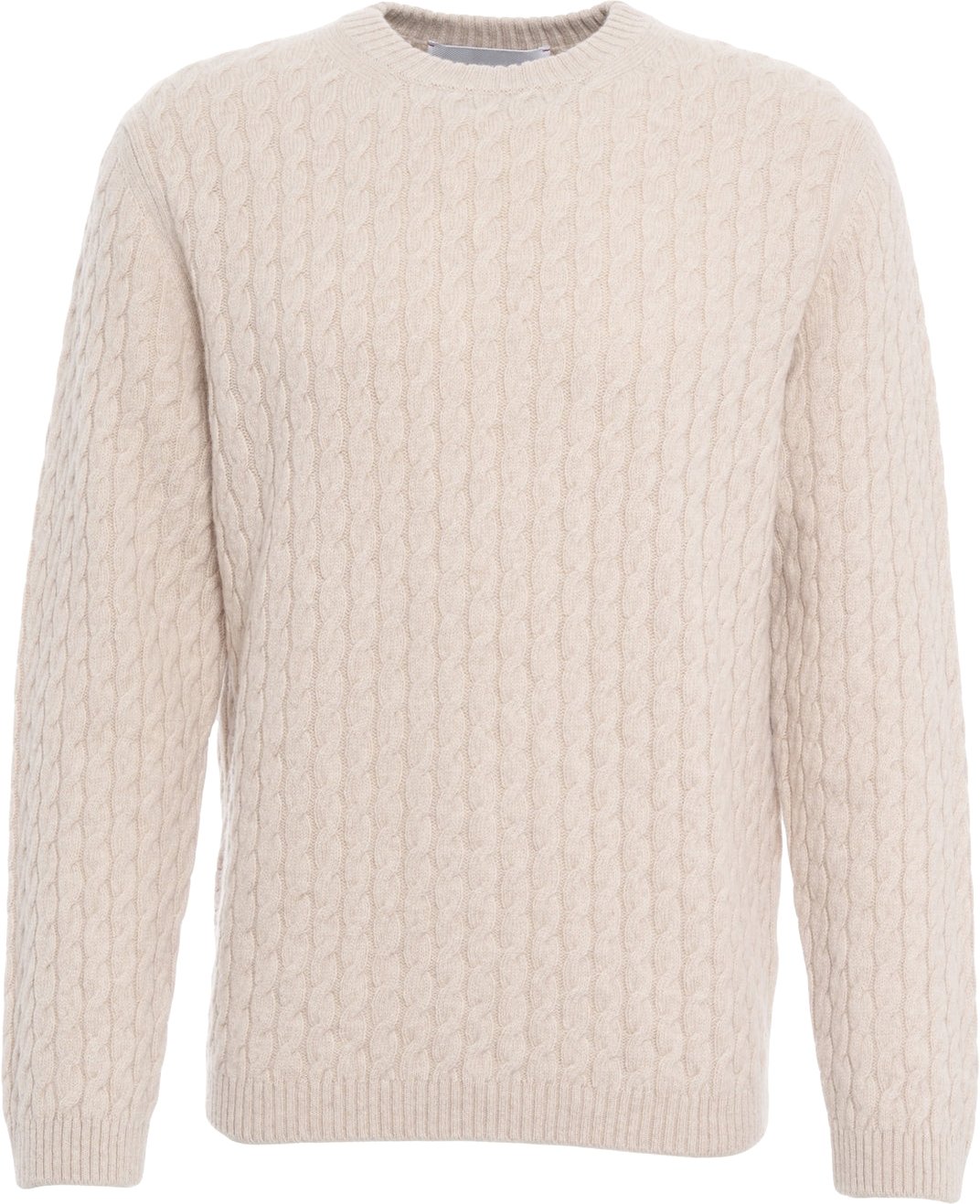 Cable-knit sweater