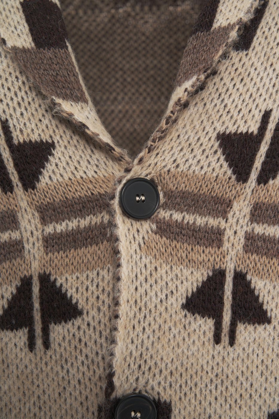Cardigan with norwegian pattern