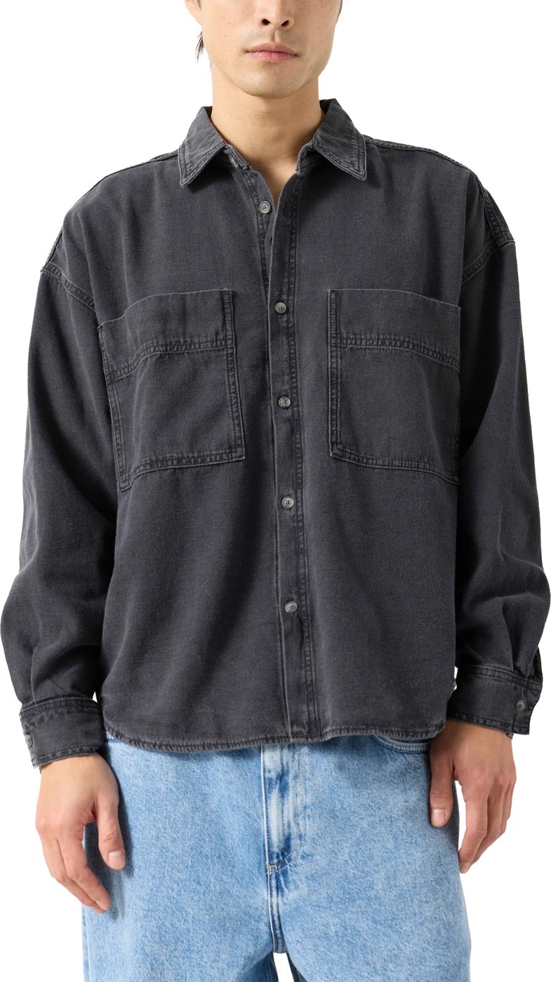 overshirt black