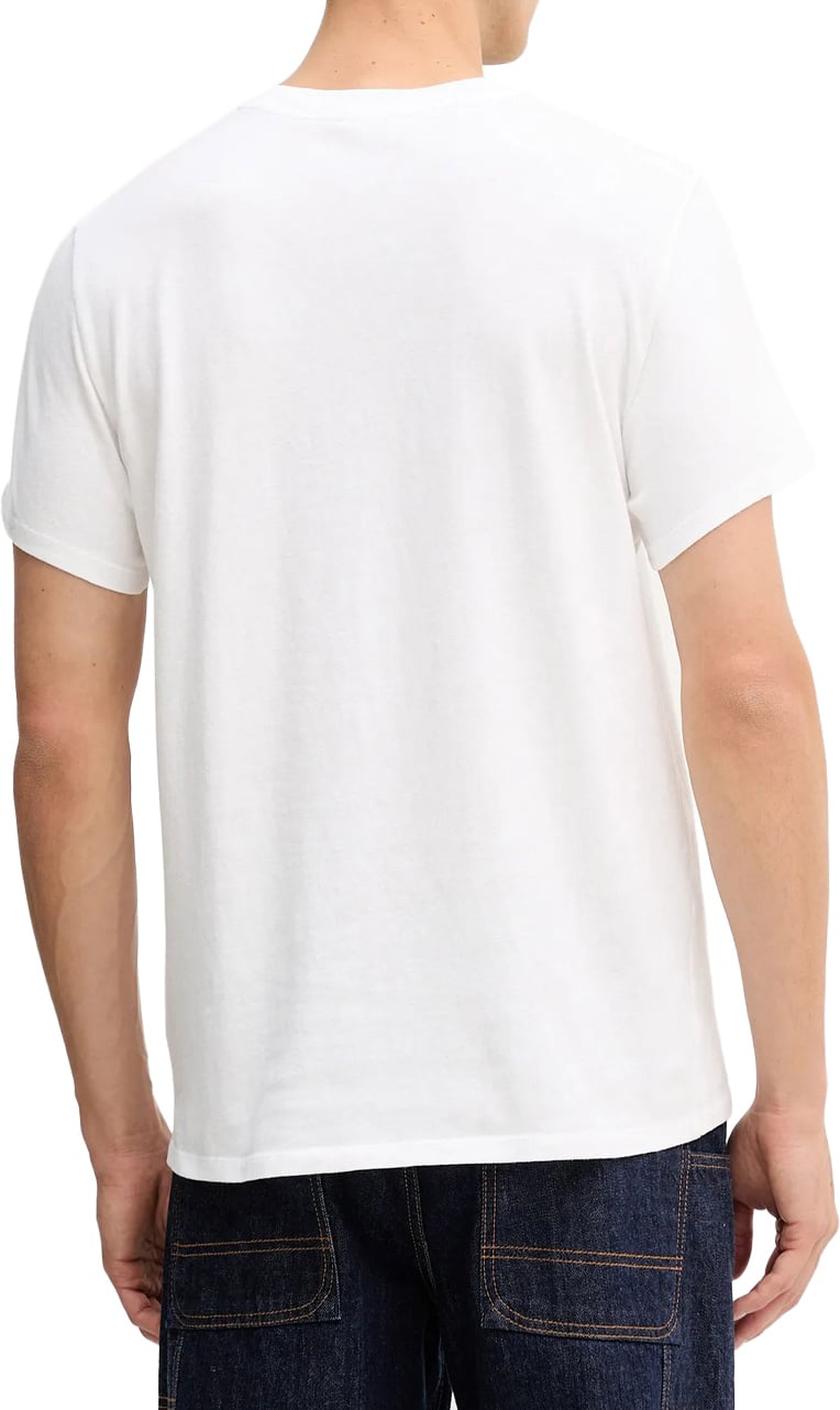 t-shirt wit logo bordeaux