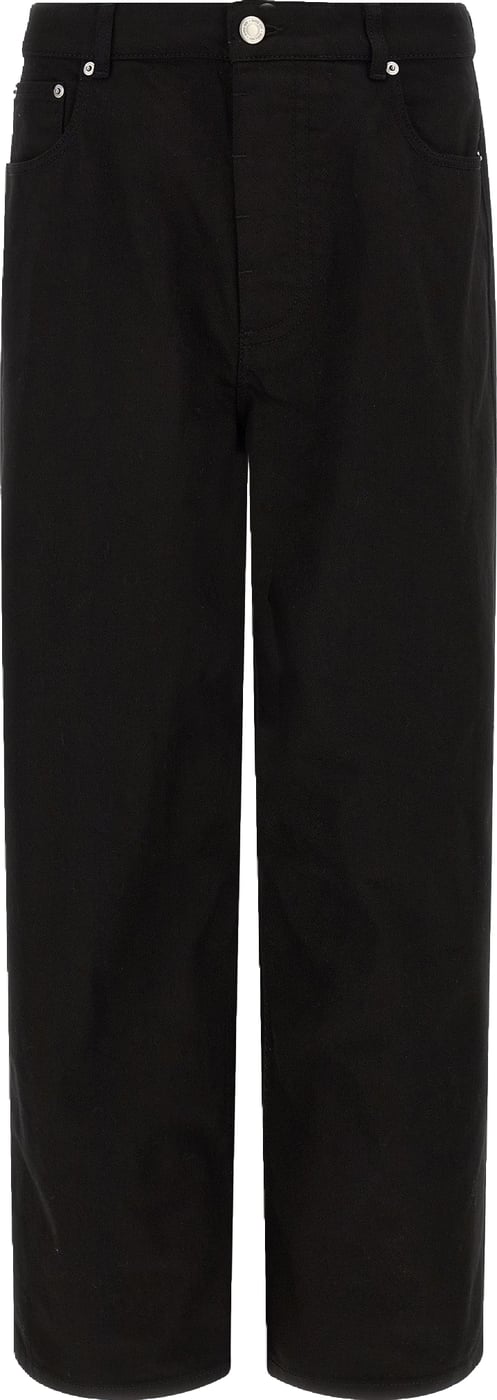 Ami Paris Black Cotton Relaxed Fit Jeans