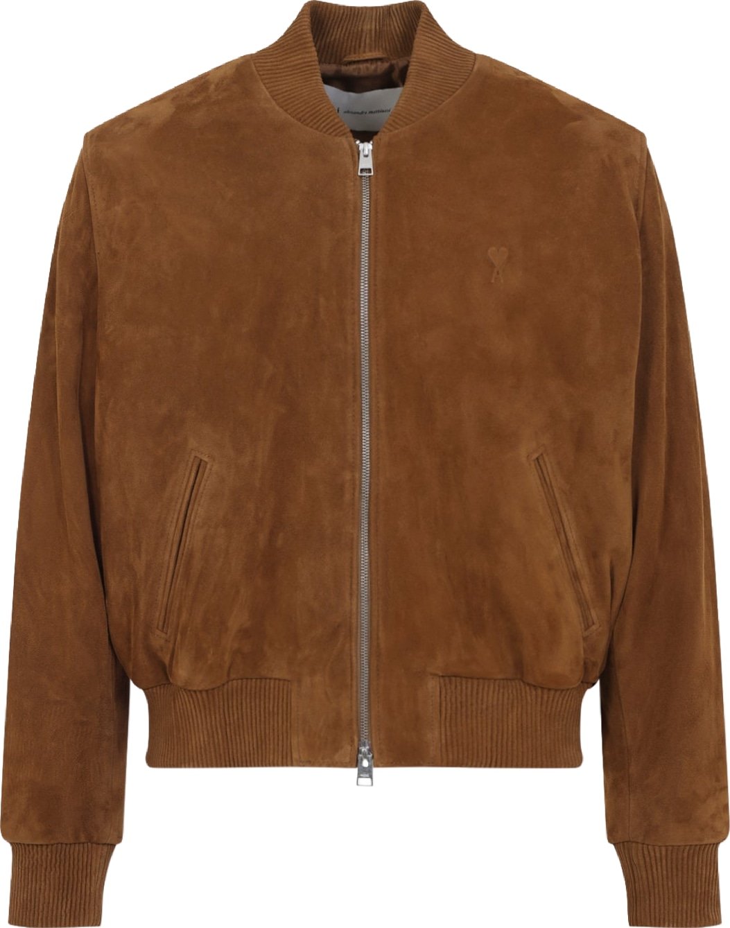 Ami Paris Suede Zipped Jacket