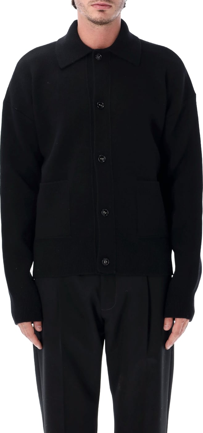 Collar Cardigan Nero