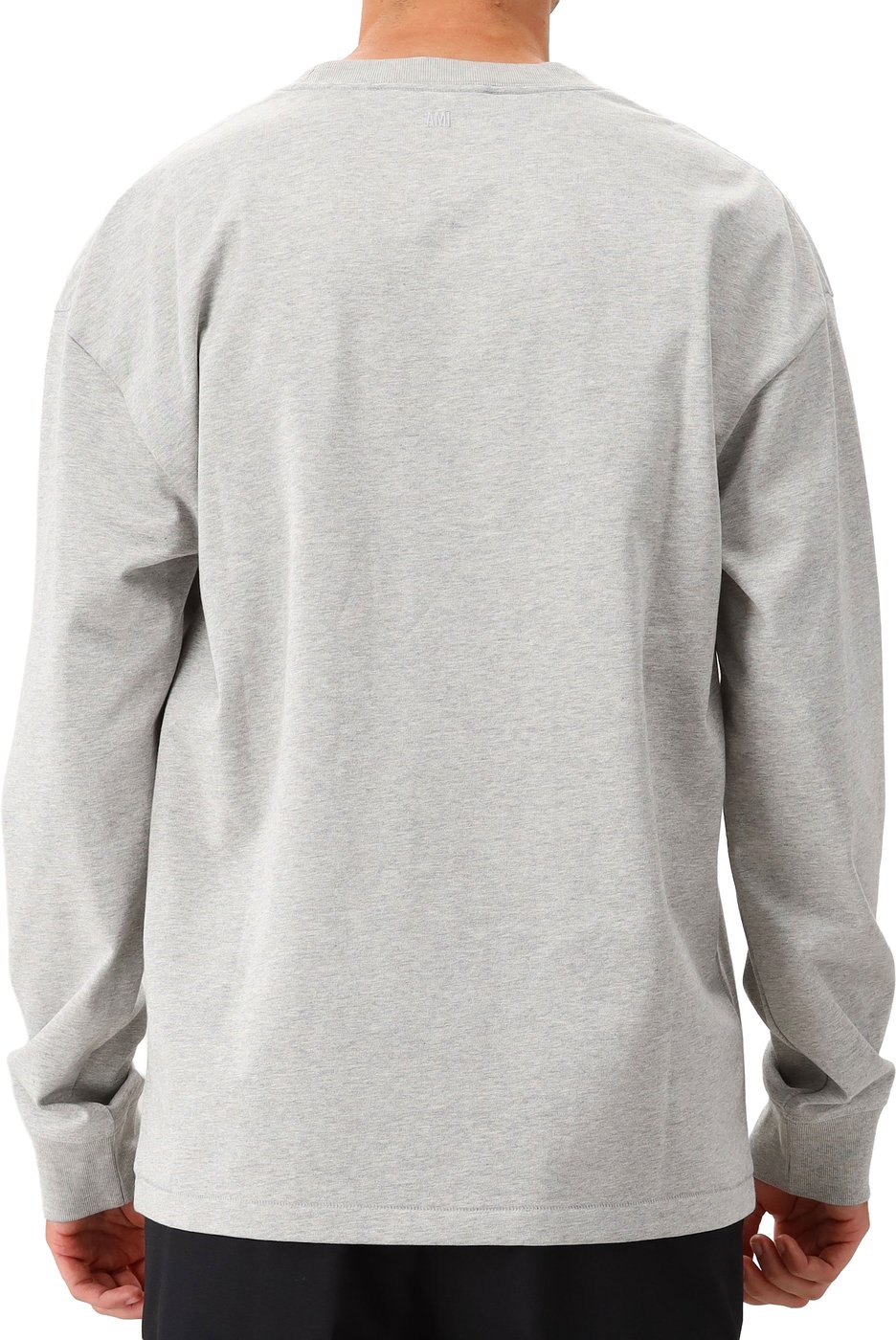AMI Paris Longsleeve Grijs Heritage Ami Paris Label