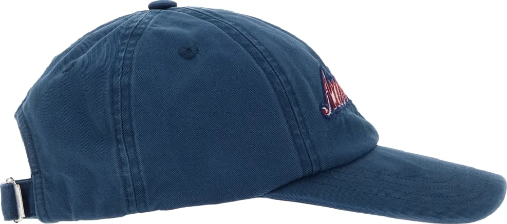 Ami Paris Blue cotton baseball cap
