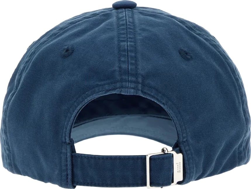 Ami Paris Blue cotton baseball cap