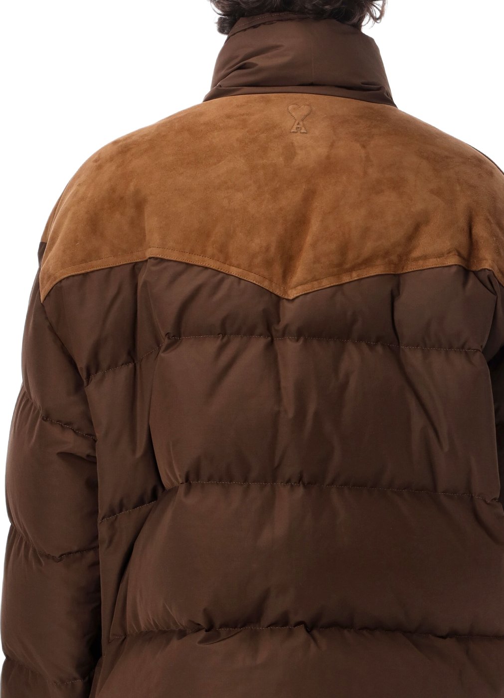 Overshirt Suede Marrone