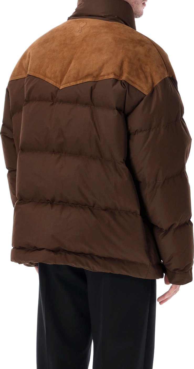 Overshirt Suede Marrone