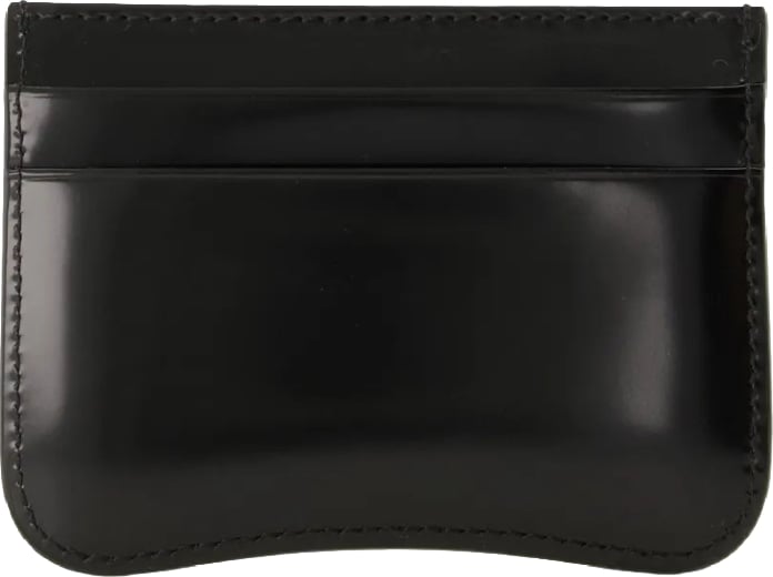 Ami Paris Leather Cardholder Black