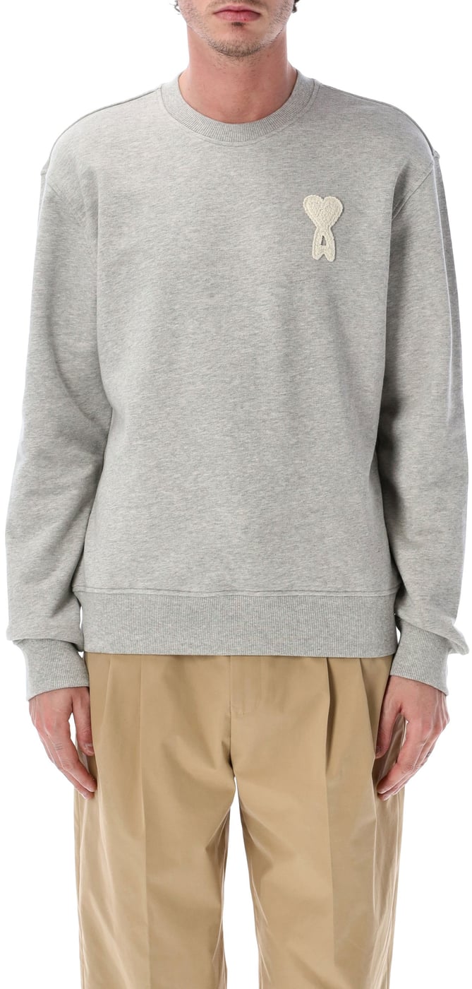 Crochet Adc Crewneck Grigio