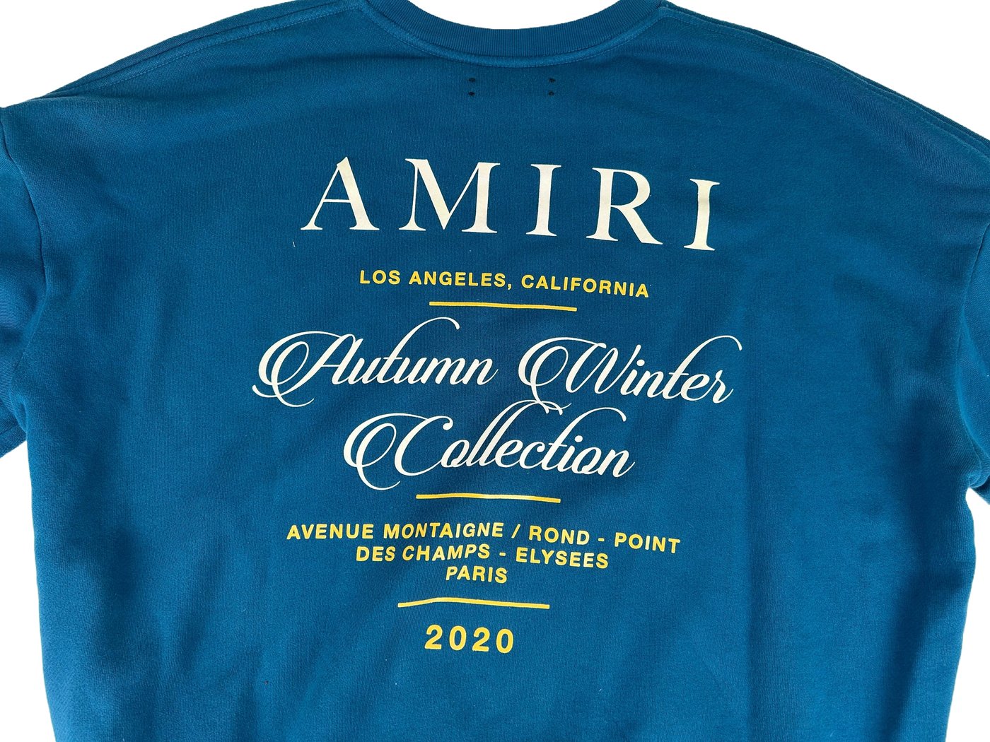 Amiri Runway Herfst/Winter 2020 Parijs Show Exclusieve Sweatshirt - Maat M (ARCHIEF)