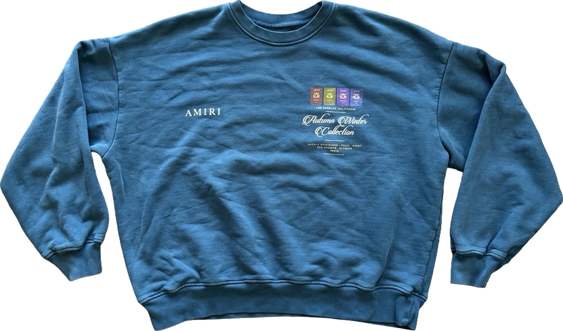 Amiri Runway Herfst/Winter 2020 Parijs Show Exclusieve Sweatshirt - Maat M (ARCHIEF)