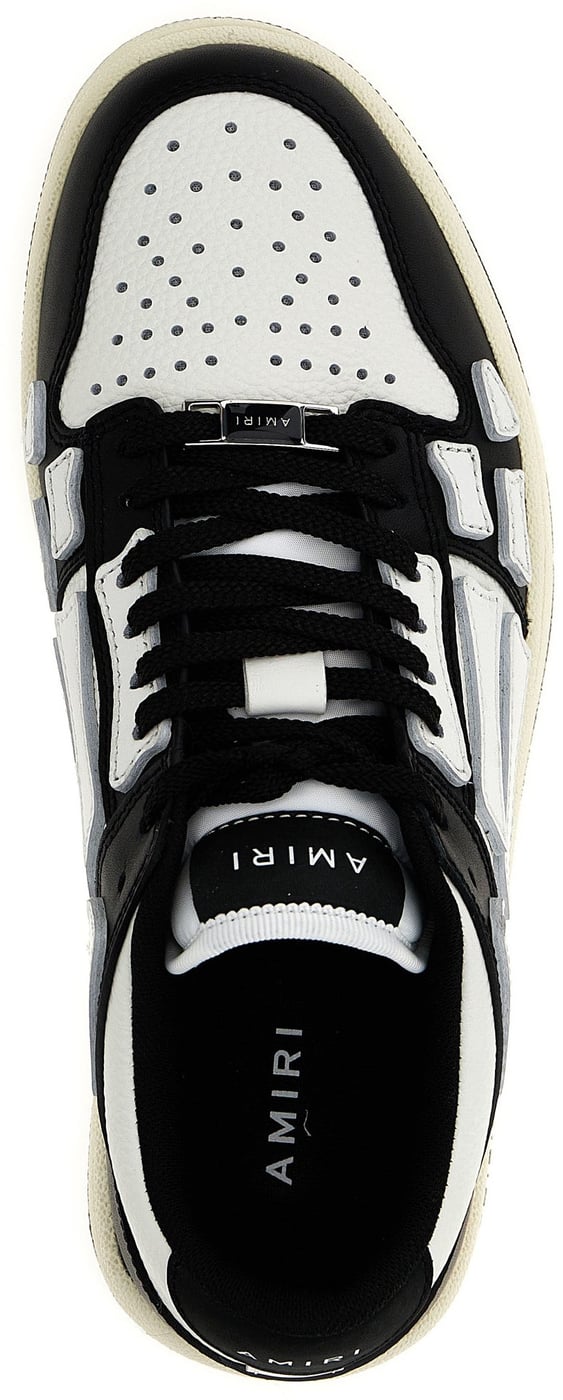 Amiri Bicolor Leather Low Top Sneakers