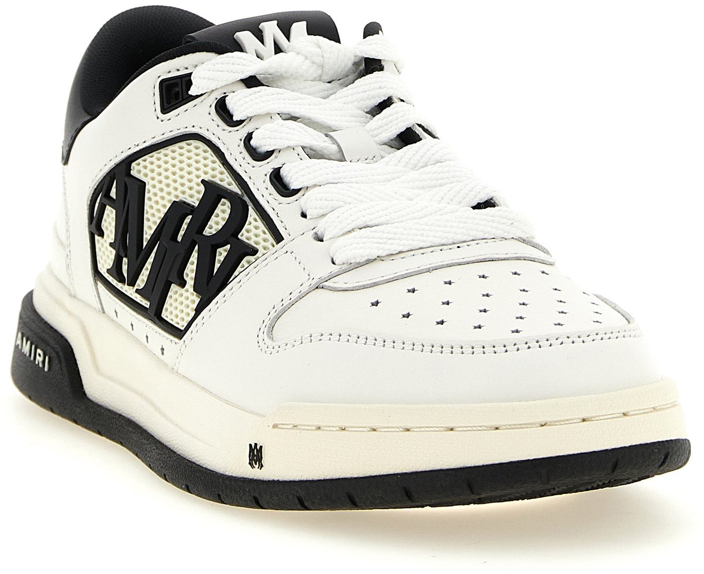 Amiri Bicolor Calfskin Athletic Sneakers