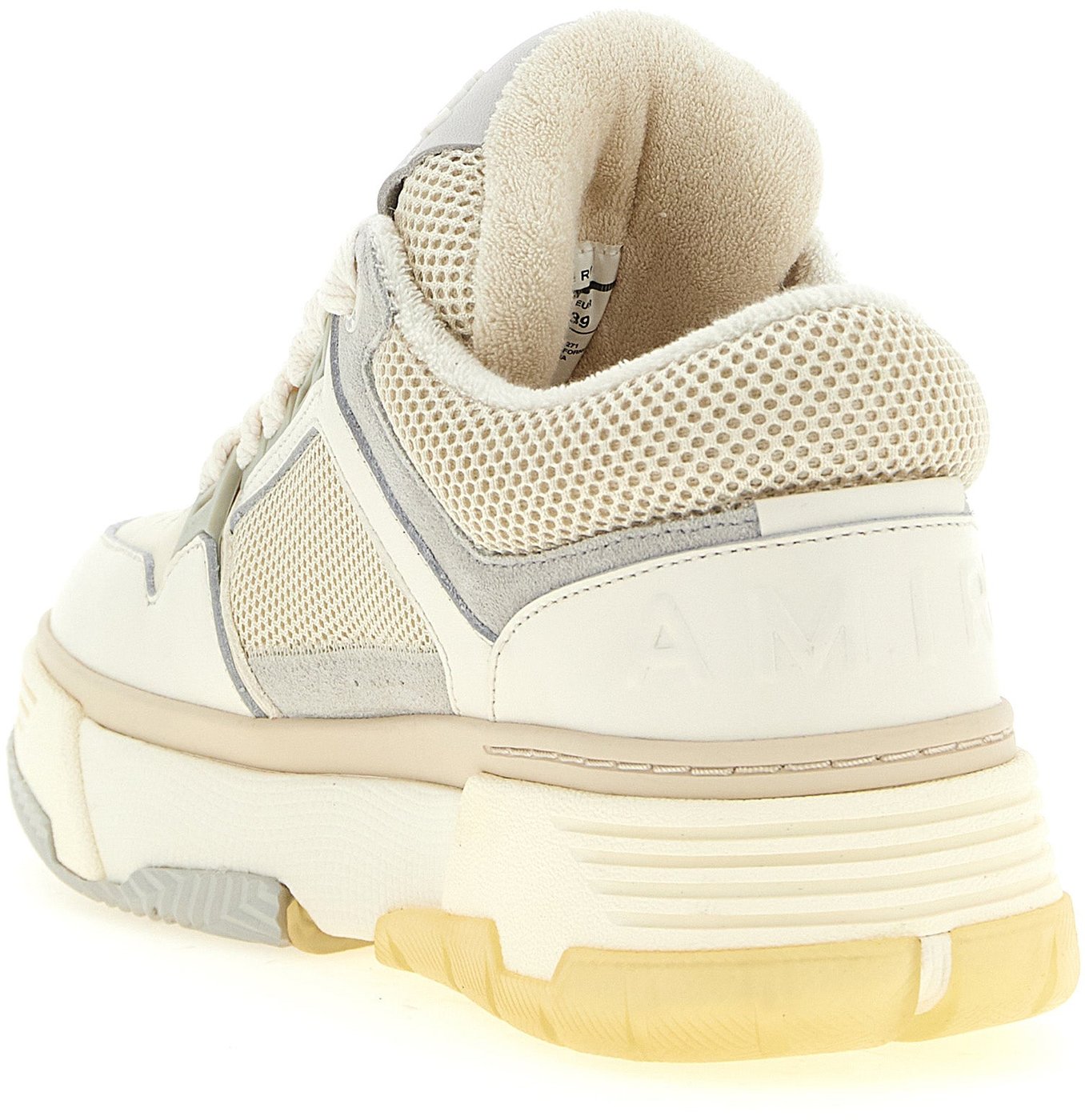 Amiri White Calfskin Chunky Sneakers