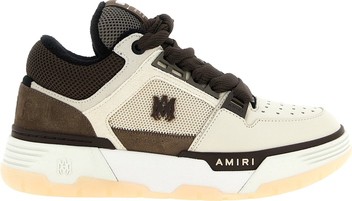 Amiri Brown Calfskin Chunky Sneakers