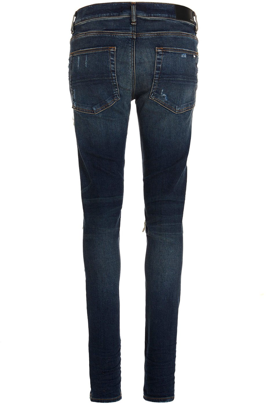 Amiri Blue Cotton Skinny Jeans