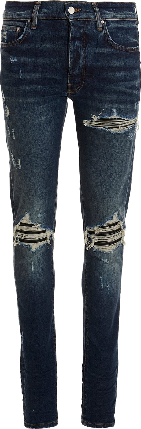 Amiri Blue Cotton Skinny Jeans
