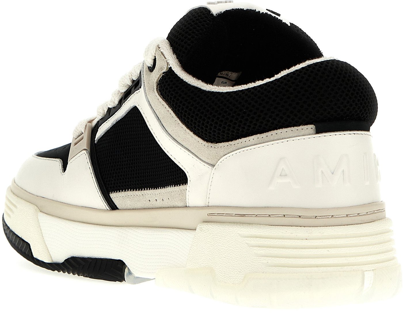Amiri Bicolor Leather Low Top Sneakers