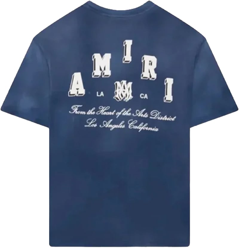 Amiri Vintage Collegiate T-shirt (Blauw)