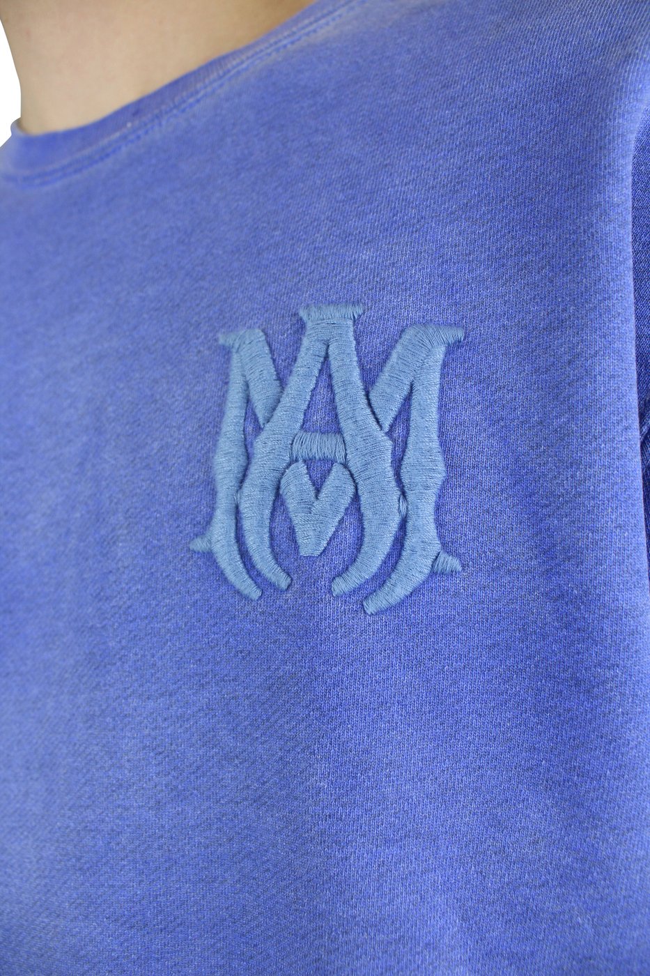 Amiri MA Bar Logo Crewneck 'Blauw'
