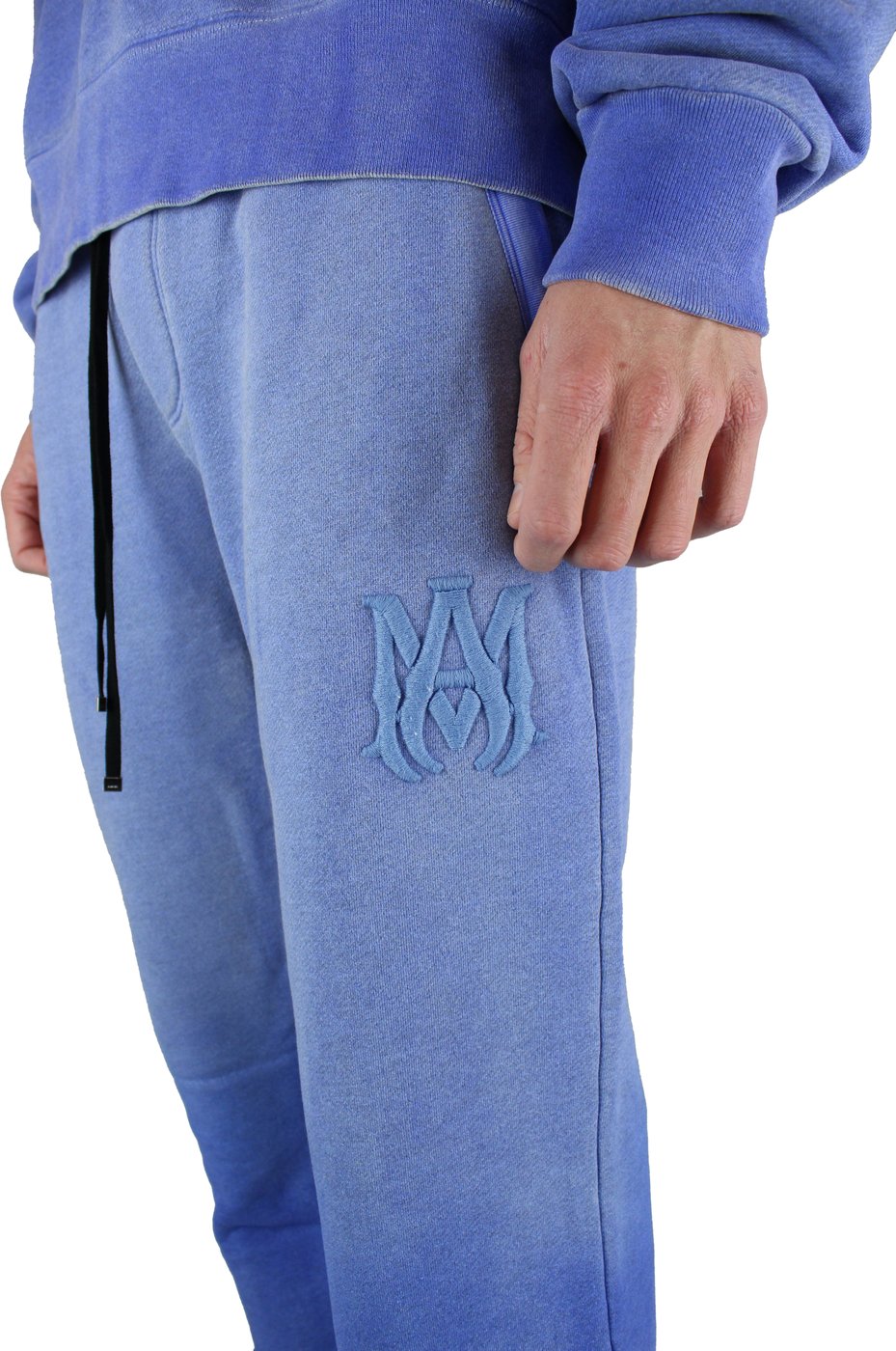 Amiri MA Bar Logo Sweatpants 'Blauw'