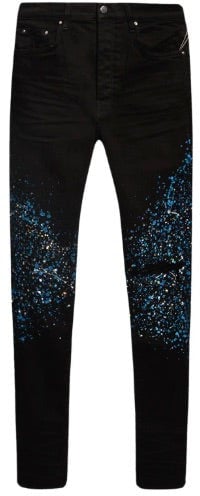 Amiri Crystal Painter Jean 'Zwart'