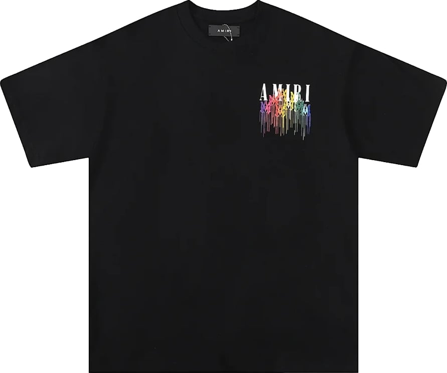 Amiri MA Drip Collage T-shirt 'Zwart'