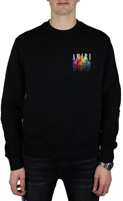 Amiri MA Drip Collage Crewneck 'Zwart'