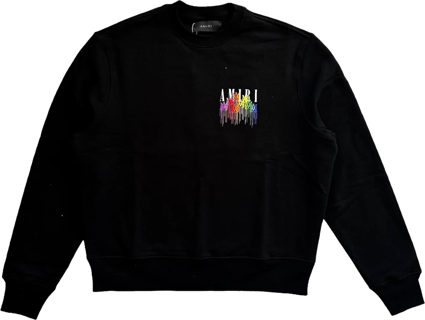Amiri MA Drip Collage Crewneck 'Zwart'