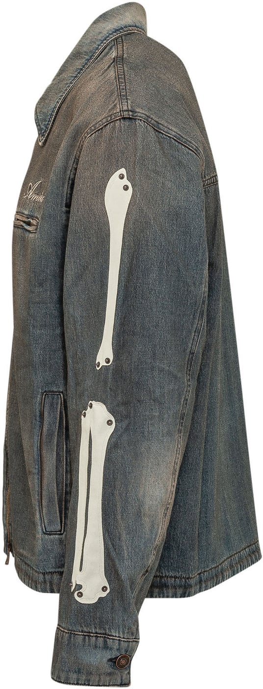 Blouson Lea Bones con Zip