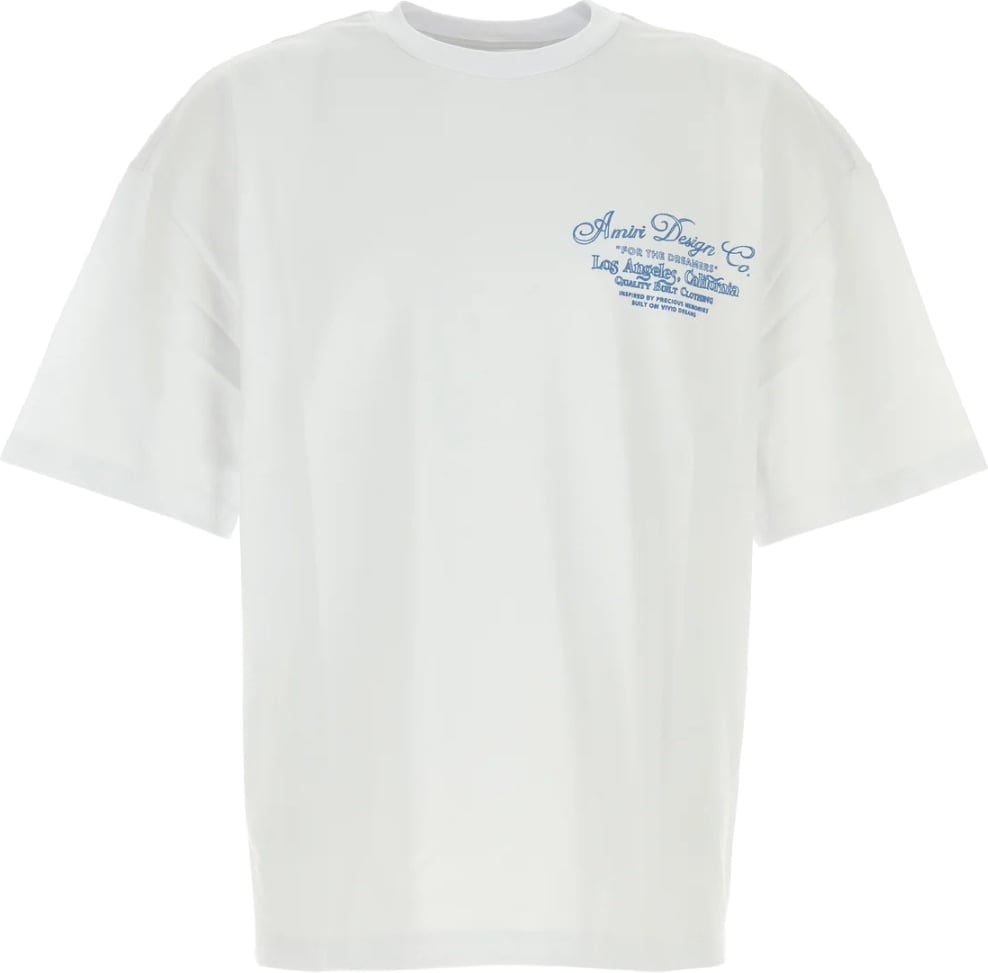 Amiri White cotton oversize t-shirt